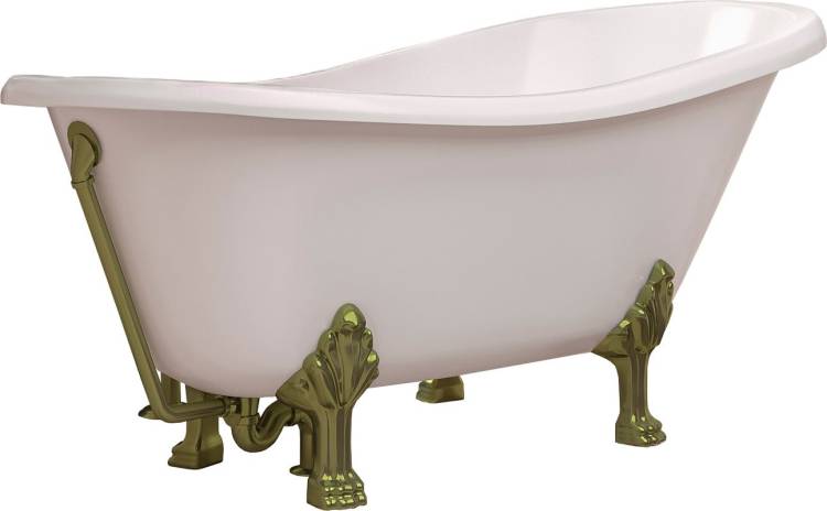 Ванна из искусственного камня Эстет Марсель 170x80 с ножками бронзовыми
