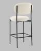 Стул полубарный Stool Group Бриф DD AV 477-F01-9005 (PP) молочный, букле фото 6