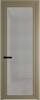 Межкомнатная дверь Profil Doors 1 AGP цвет профиля Шампань, стекло безопасное 6 мм рэте 700x2000