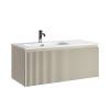 Тумба с раковиной Sancos Snob R 1.0 левая, Beige Soft, 100x42.6