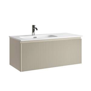 Тумба с раковиной Sancos Snob R 1.0 левая, Beige Soft, 100x42.6