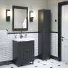 Тумба с раковиной Corozo Терра 60 SD-00001324 серый фото 3