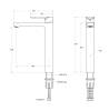 Смеситель для раковины Cezares Stylus STYLUS-LC-NOP-W0 черный матовый фото 4
