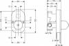 Скрытая часть Hansgrohe 31741180 фото 2