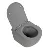 Унитаз подвесной BelBagno Colorato BB062CHR-GR/BB062SC-GR безободковый, сиденье микролфит фото 2