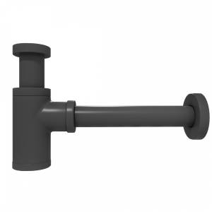 Сифон для раковины Watersense Camila W00396 графит матовый
