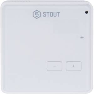Комнатный терморегулятор Stout R-8z, беспроводной, белый, 230 B (STE-0101-008003)