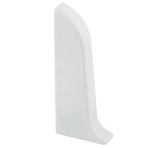 Соединитель торцевой правый Winart Quadro 80 мм 318 Белый Матовый