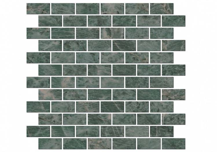 Декор Kerama Marazzi Эвора MM13123 мозаичный зеленый 32x30