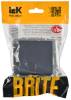 Выключатель 1-клавишный IEK Brite BR-V10-1-10-K35 маренго фото 6