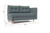 Кушетка Лига Диванов Лига-098 132577 Серый фото 9