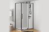 Душевой уголок Royal Bath Bern BERN-S RB8100-T-BL профиль черный, стекло прозрачное, 100x80x195
