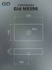 Раковина Gid Geométrico N9396 51140 белая, 60x34x11 фото 8