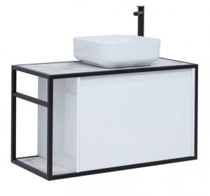 Тумба под раковину Aquanet Nova Lite Loft 90 261651 белый