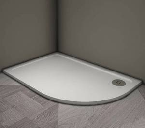 Душевой поддон Veconi Tezeo TZ11L-10080A-01-19C3 ABS белый 100x80x3