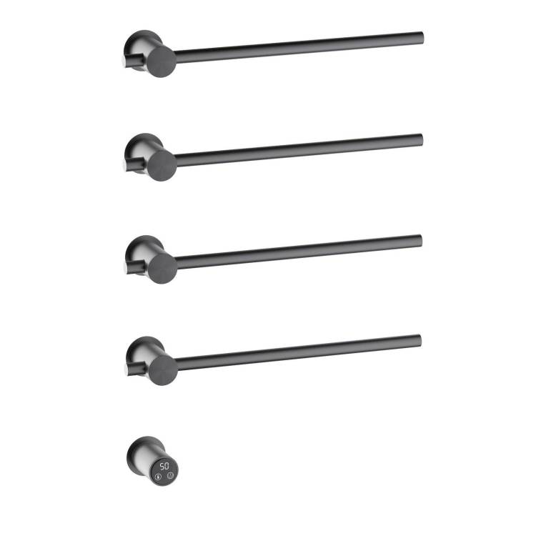 Полотенцесушитель электрический Timo Saona 040/18SM встраиваемый, черное золото