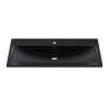 Раковина Uperwood Foster Quartz 291030046 черная матовая, уголь, 100x45.5 фото 4