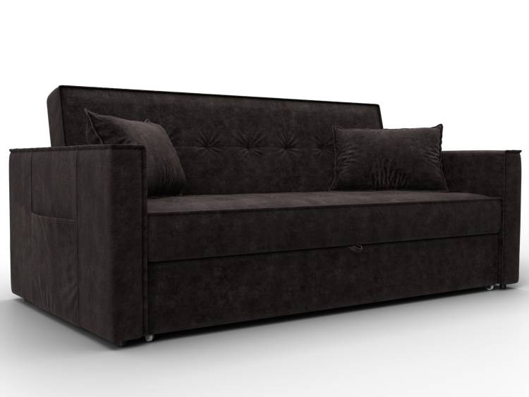 Диван прямой Лига Диванов Лига-104 (160) 134883 Коричневый