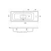 Раковина Uperwood Modul 2911020337 белая глянцевая, 50x21 фото 8