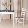 Стул Tetchair Rosario 20215 white, ткань тёмно-серая (150) разобранный 39x39x99 фото 10