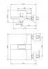 Смеситель для ванны с душем BelBagno LUC-VASM-NERO черный матовый фото 2