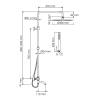 Душевой комплект Wasserkraft A188.116.137.010.CH Thermo с термостатическим смесителем, хром фото 3