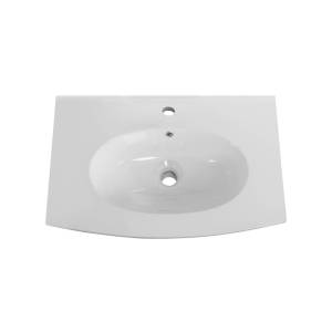 Раковина Cezares Comfort 50132 75 см, белая глянцевая