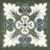 Декор Керлайф Smalto 924212 Decor 1 Verde 15x15