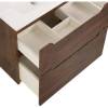 Тумба с раковиной Belbagno Etna H-60 ETNA-H60-600-2C-SO-RW-P 60x45x60 Rovere Moro подвесная с двумя выкатными ящиками, с доводчиками фото 7