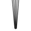 Стол Bradex Home Fusion FR 0805 дуб Навара, чёрный 140(180)x90x75 фото 3