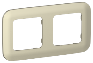 Рамка 2-постовая IEK Flite FI-M22-31-20-K37 шампань