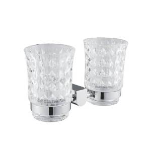 Стакан Rose RG1722 двойной, хром