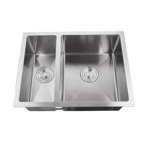 Мойка кухонная Melana ProfLine H57544 сатин врезная прямоугольная с коландером 575x440x200мм