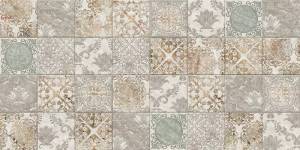 Декор Beryoza Ceramica Рамина серый 25x50