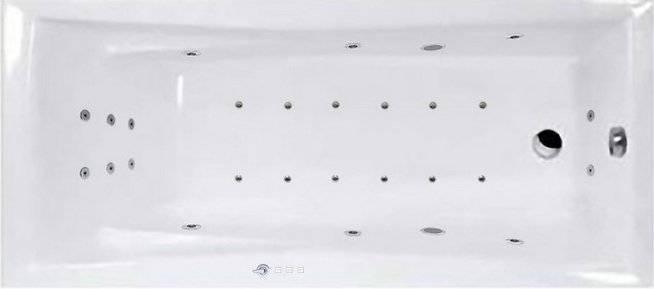 Акриловая ванна Excellent Palace Ultra WAEX.PAL18.ULTRA 180x80