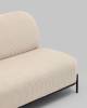 Диван Stool Group Стоун vd-dv-stone-cl-bone молочный, велюр рельефный фото 7