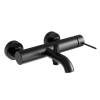 Смеситель для ванны Wasserkraft Niers (Нирс) 3001BL черный матовый