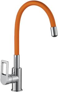 Смеситель для кухни Rossinka Z Z35-35U-Orange с гибким изливом