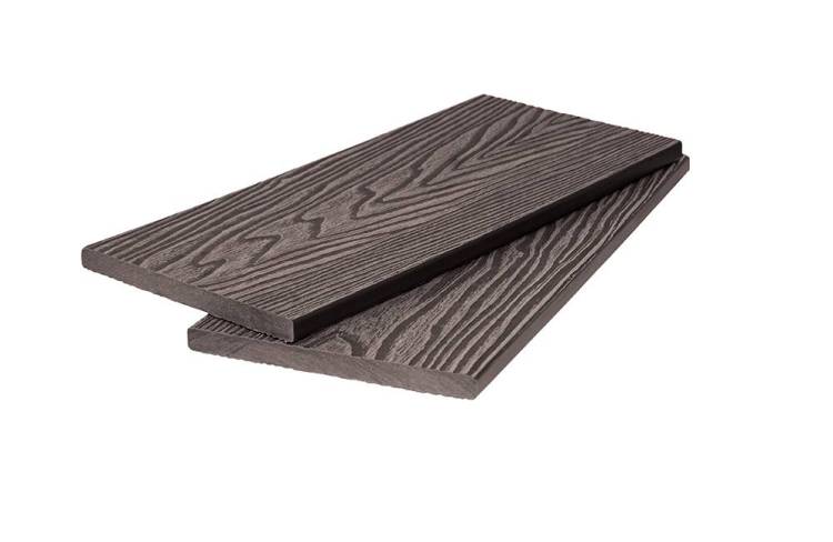 Универсальная доска заборная Polivan Group Singaraja (Сингараджа) ДПК 3D Velvet Brushing (Текстура дерева Вельвет Шлифованная) Темно Коричневый 2900x140x11