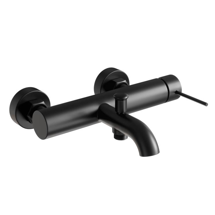 Смеситель для ванны Wasserkraft Niers (Нирс) 3001BL черный матовый