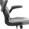 Кресло компьютерное Tetchair Bazuka metalBL 25045 серый, велюр фото 8