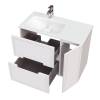 Тумба с раковиной Taliente Olejo TA-MBO-90PR(L)-blanco белая, 90 см