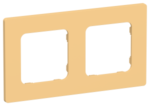 Рамка 2-постовая IEK Flite FI-M22-32-20-K90 золотарник