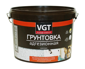 VGT ВД-АК-0301 АДГЕЗИОННАЯ грунтовка с мраморной крошкой под декоративные штукатурки (8кг)