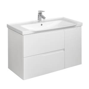 Тумба с раковиной Comforty Сидней-100 00-00022910CF белый матовый