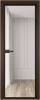 Межкомнатная дверь Profil Doors 1 AV цвет профиля Деорэ, стекло безопасное 6 мм ромб белый 800x2000