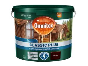 Пропитка декоративная для защиты древесины Omnitex Classic Plus палисандр 2.5 л