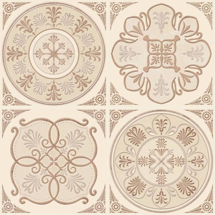 Декор Absolut Keramika Monocolor Set Chalet (4pzs) 20x20