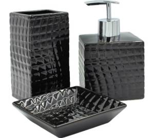 Набор аксессуаров для ванны Bath Plus Orient W-CE2248AA-SET3 черный