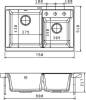 Мойка кухонная Florentina Касси 780 черный фото 2